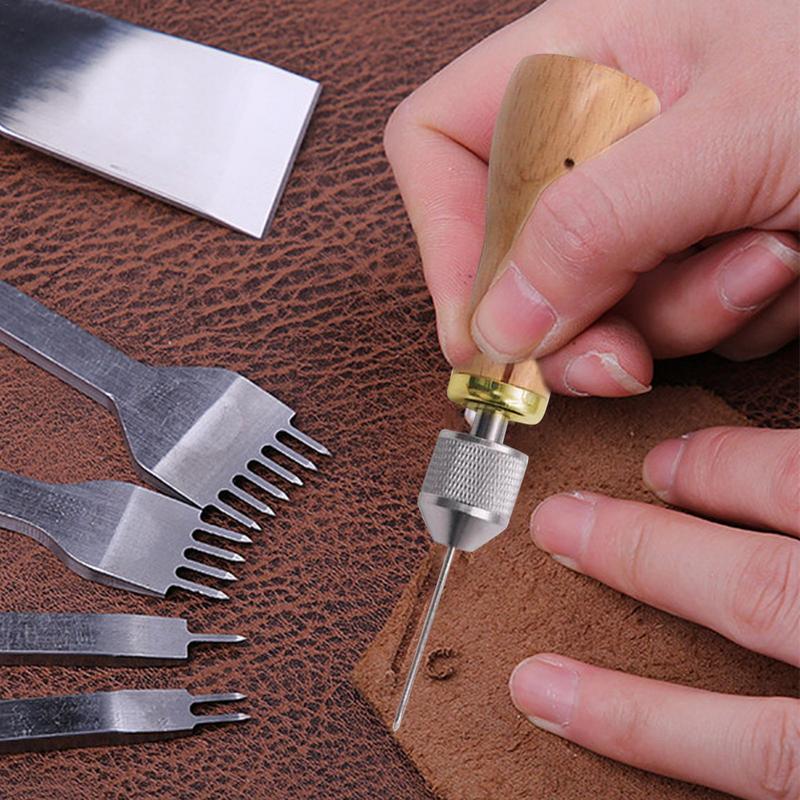Upholstery Leather Work - 革細工ツールキット 家具修理針用品 縫製クラフト針 初心者向け 大人 女性