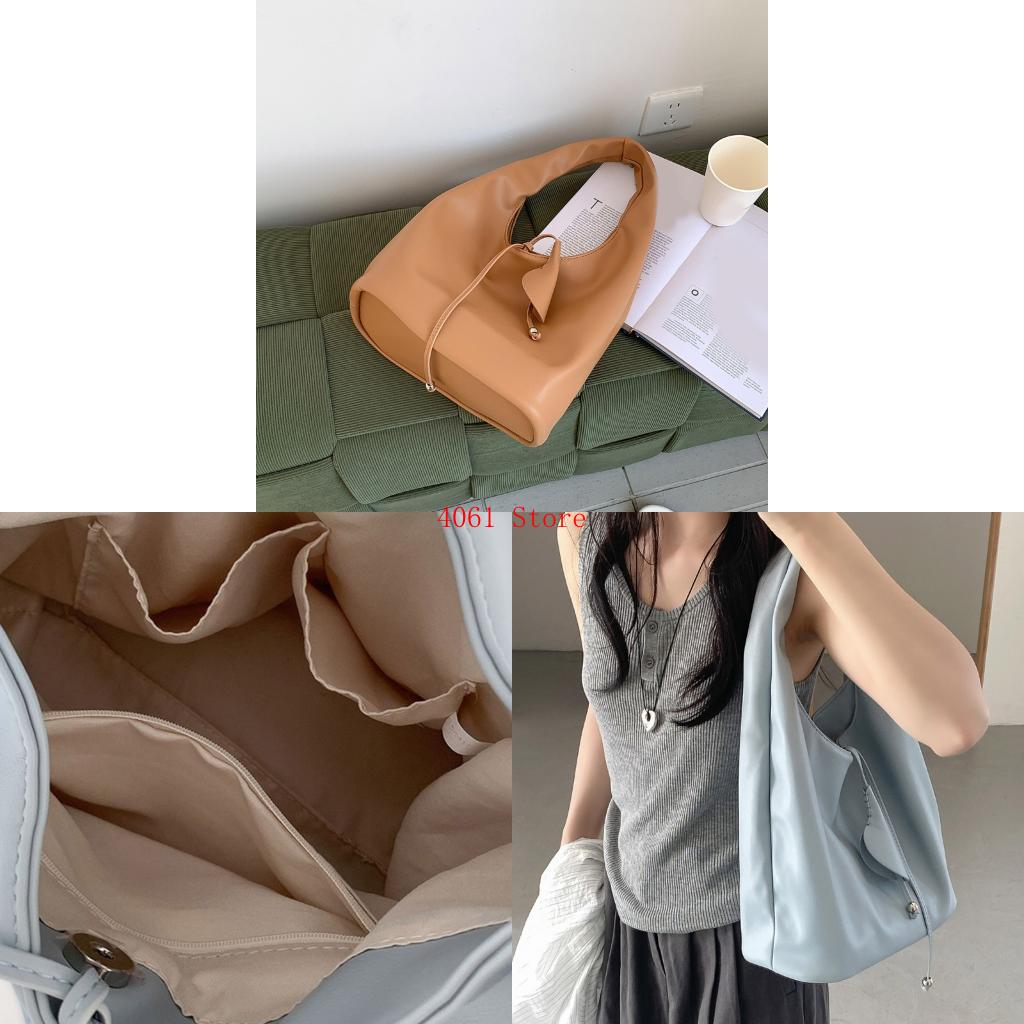 Leatherwork Essentials - 快適なショルダーストラップ付きの実用的なPUハンドバッグ大容量カジュアルバッグ