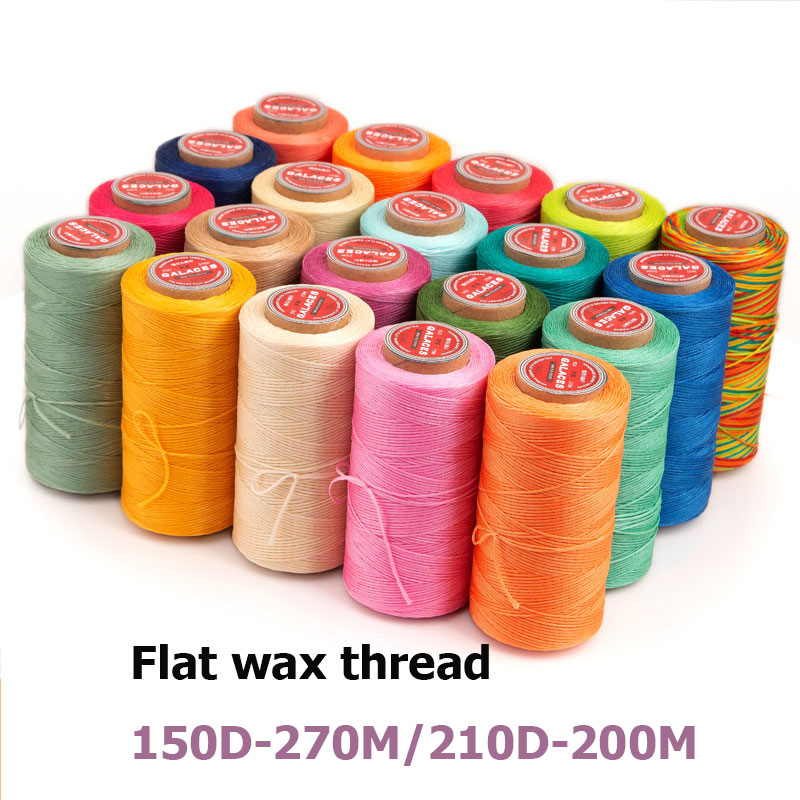 Leatherwork Roller - YL 1ロール 210Dまたは150D 200M 270M 耐久性のある革製フラットワックスコード