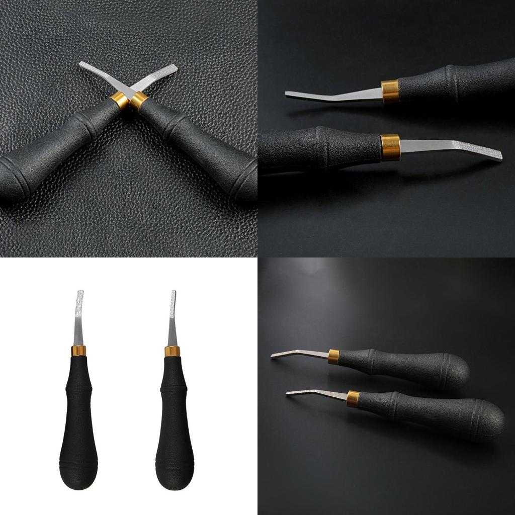 Leatherwork Edge Beveler - レザーエッジのベベルラーツールステンレス鋼ヘッドレザーツールレザー作業ツール高品質