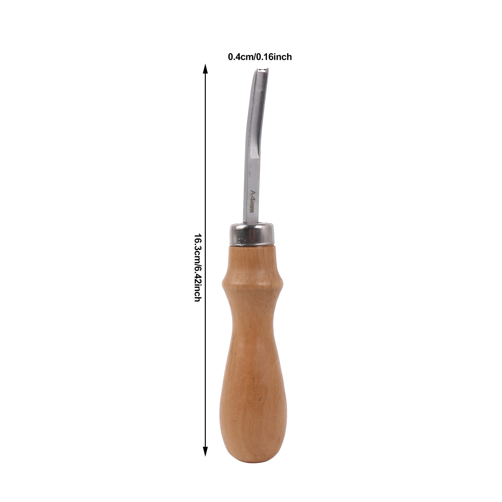 1個入り 木製ハンドル レザーエッジスカイビングベベラー 4 - Leatherwork Edge Beveler のレビューと価格