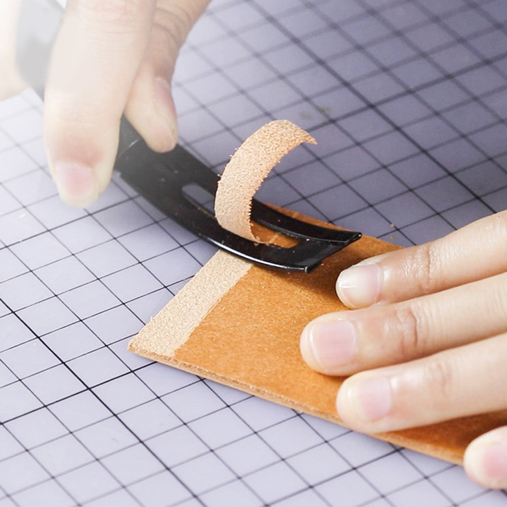 1 セットワイドエッジスカイビングツールベベラーハンドツール - Leatherwork Edge Beveler のレビューと価格