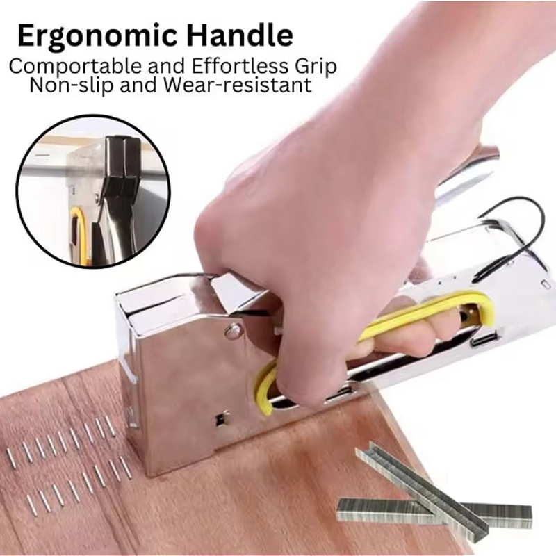 DIY クラフトマニュアルハンドステープルガンポータブルタッ - Upholstery Leather Work のレビューと価格