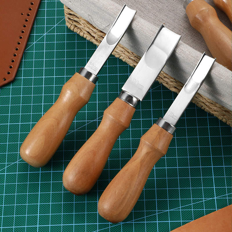 革漉きナイフ、革削り工具、エッジベベリング、薄化DIYレザー - Leatherwork Edge Beveler のレビューと価格