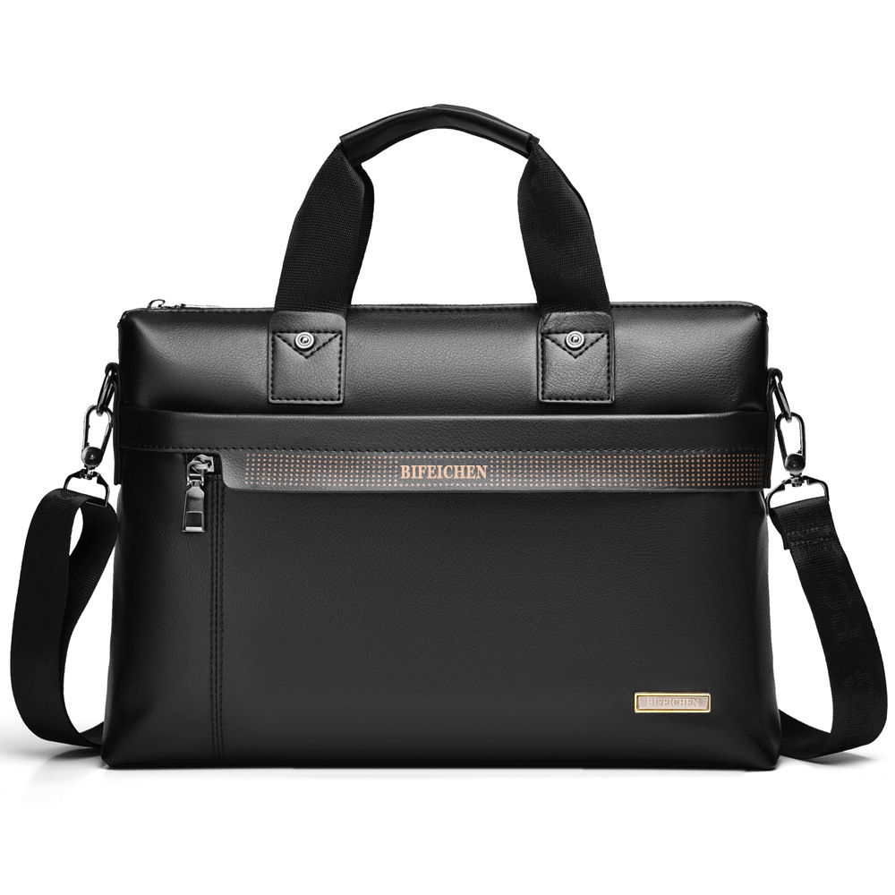 2026 新しい男性ブリーフケース高品質ビジネス有名ブランド - Leather Work Laptop Bag のレビューと価格