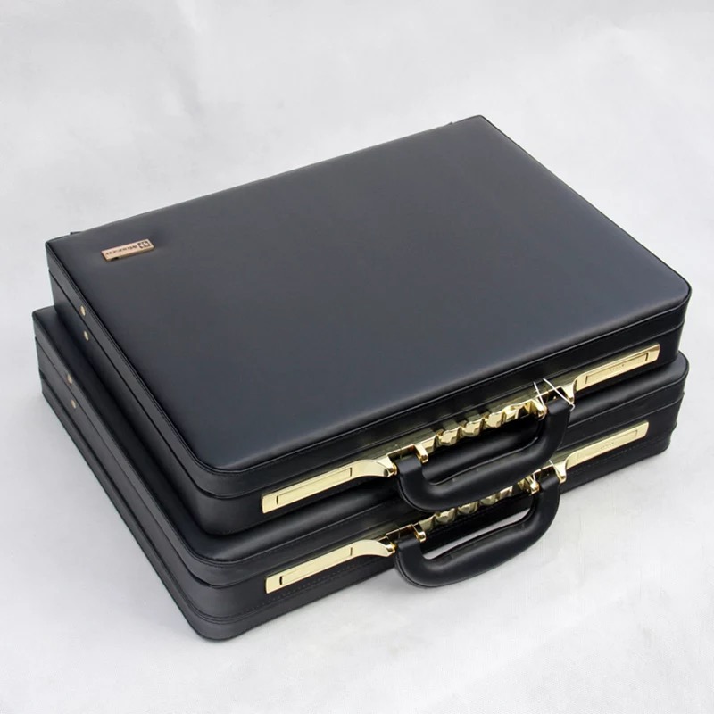 メンズpuレザーローリングラゲッジ,ビジネススーツ,ホイール - Leather Work Laptop Bag のレビューと価格