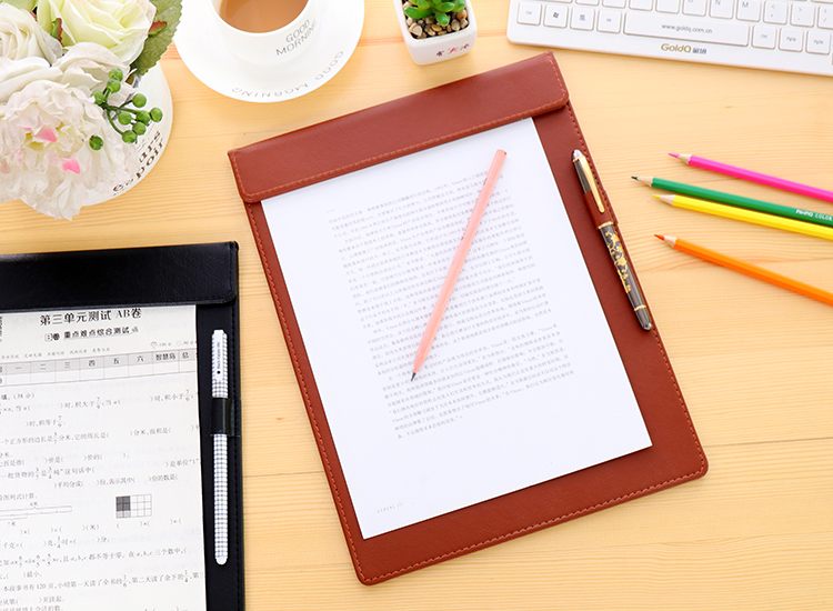 Mirui署名フォルダボード革筆記パッドホテル会議padfo - Leather Work Folder のレビューと価格