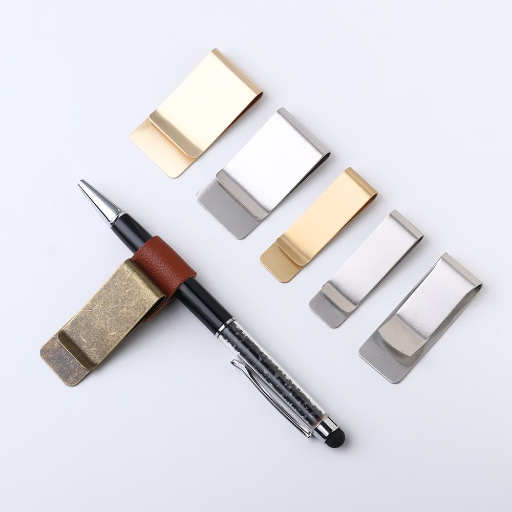 手作りの革真鍮ステンレス鋼ペンホルダージャーナルノートブック - Leather Work Folder のレビューと価格