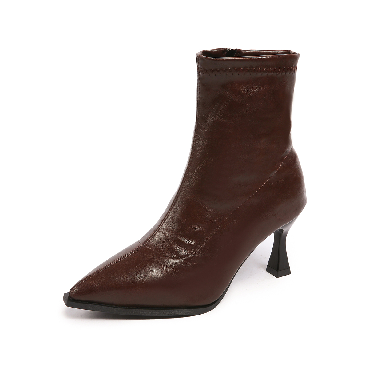 2026年ファッション レディース ポインテッドトゥ ハイヒ - Leather Work Flats のレビューと価格