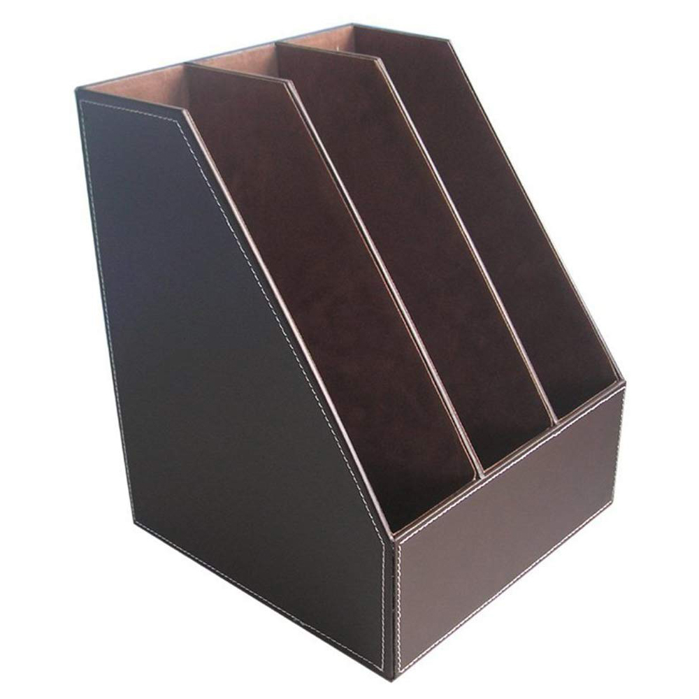 Xrhyy 2/3/4スロットシンプルな家庭用品レザー垂直デ - Leather Work Folder のレビューと価格