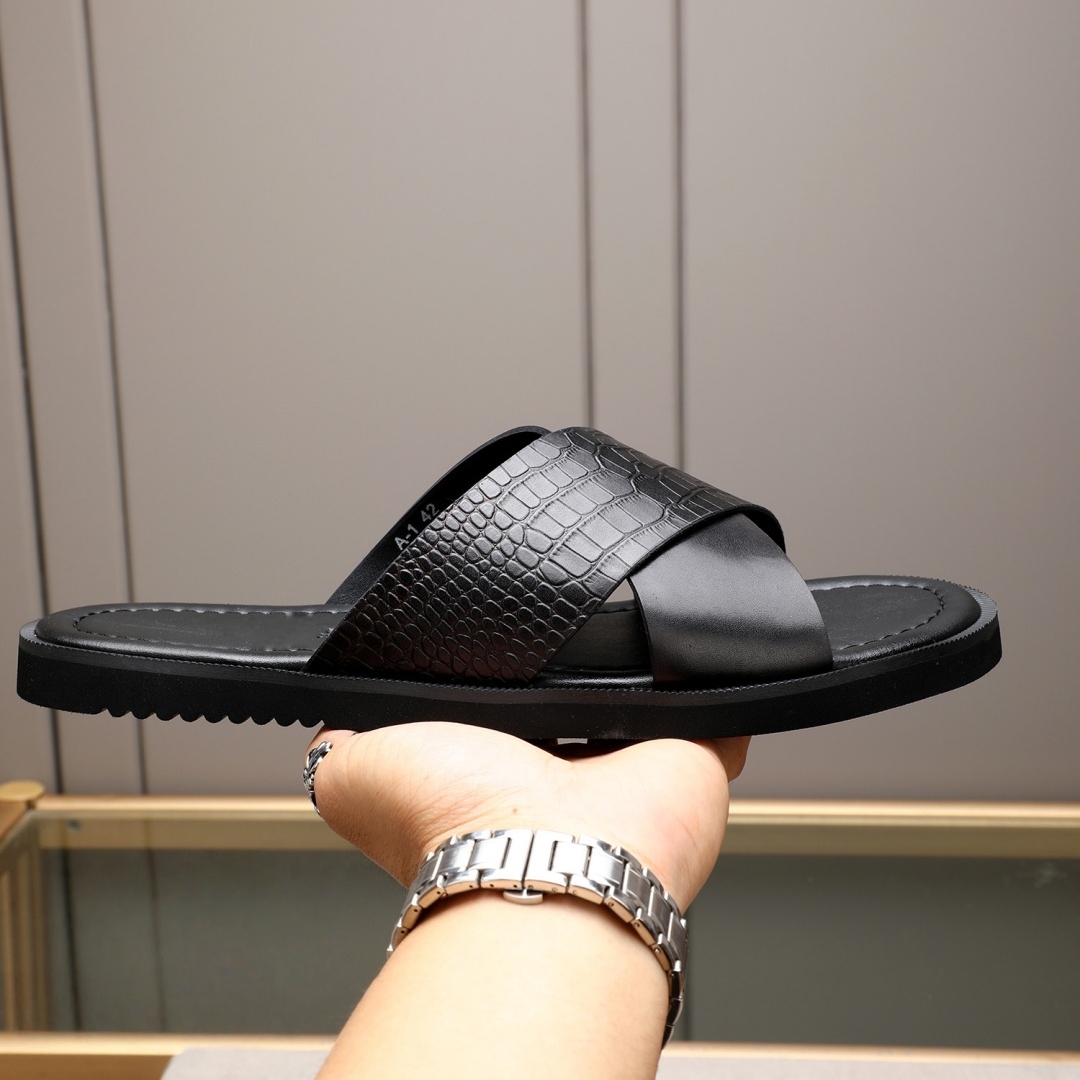 高級ブランドメンズシューズ手作りファッションサンダルホリデー - Leather Work Flats のレビューと価格