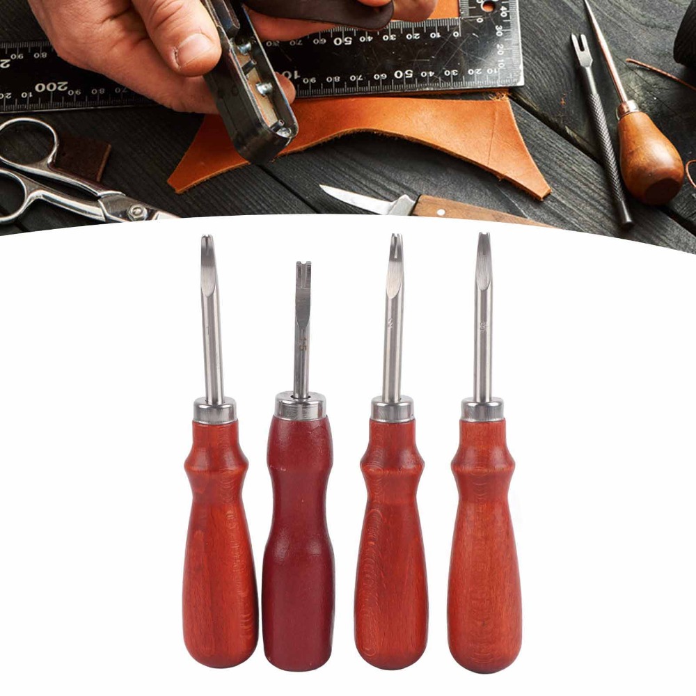4個セット キーンエッジ レザーエッジベベラー クラフトツー - Leatherwork Edge Beveler のレビューと価格