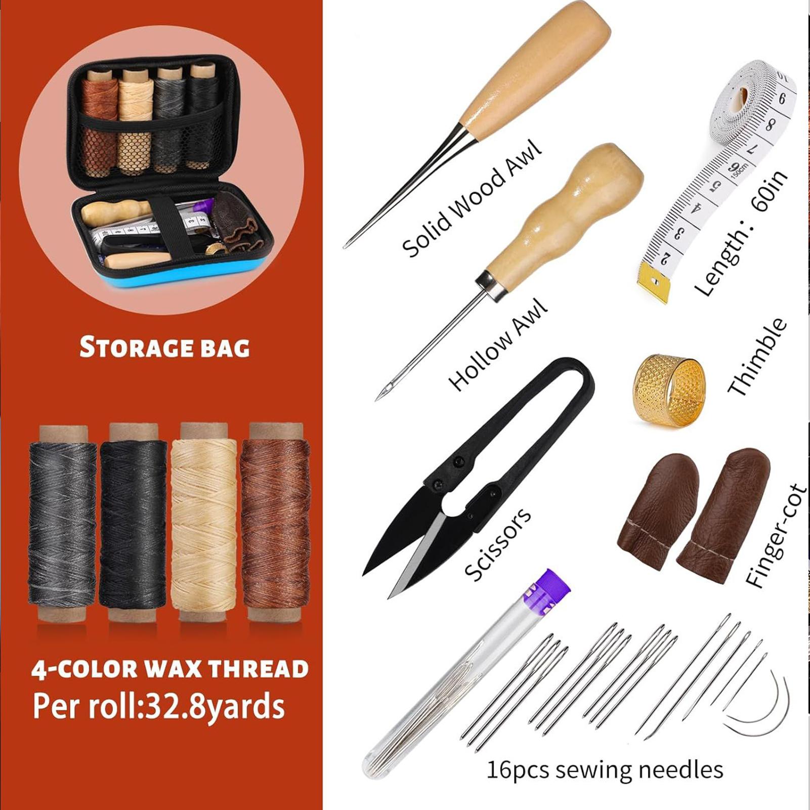 室内装飾縫製キットプロフェッショナルハンドレザーワークキット - Upholstery Leather Work のレビューと価格