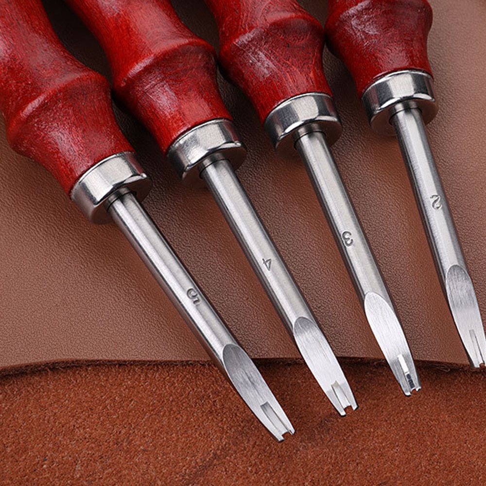 レザーエッジベベラースカイビング、ベベリングナイフ、木製ハン - Leatherwork Edge Beveler のレビューと価格
