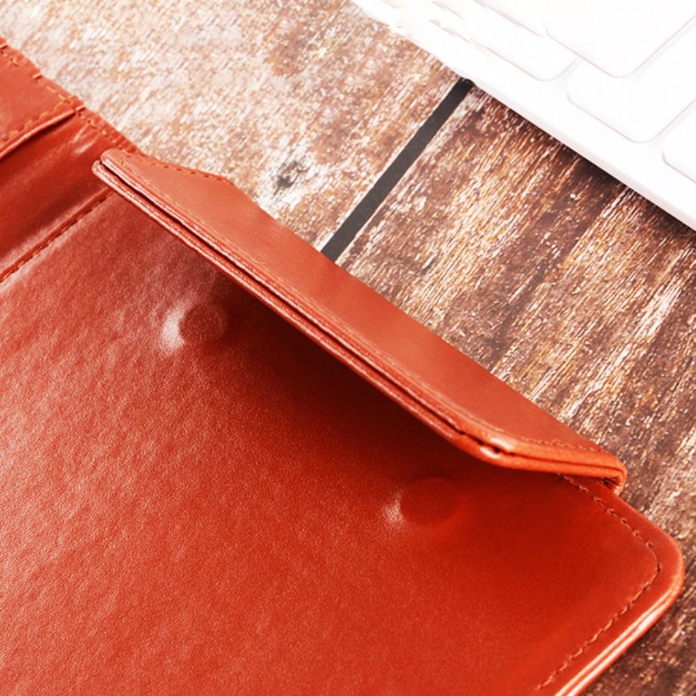 PUレザーA5ファイルフォルダ、カードスロット付き、伸縮性ペ - Leather Work Folder のレビューと価格