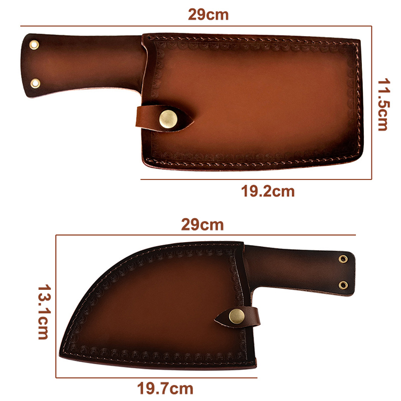 キッチンシェフ包丁チョッピングナイフシース革スライスブレード - Leatherwork Roller のレビューと価格