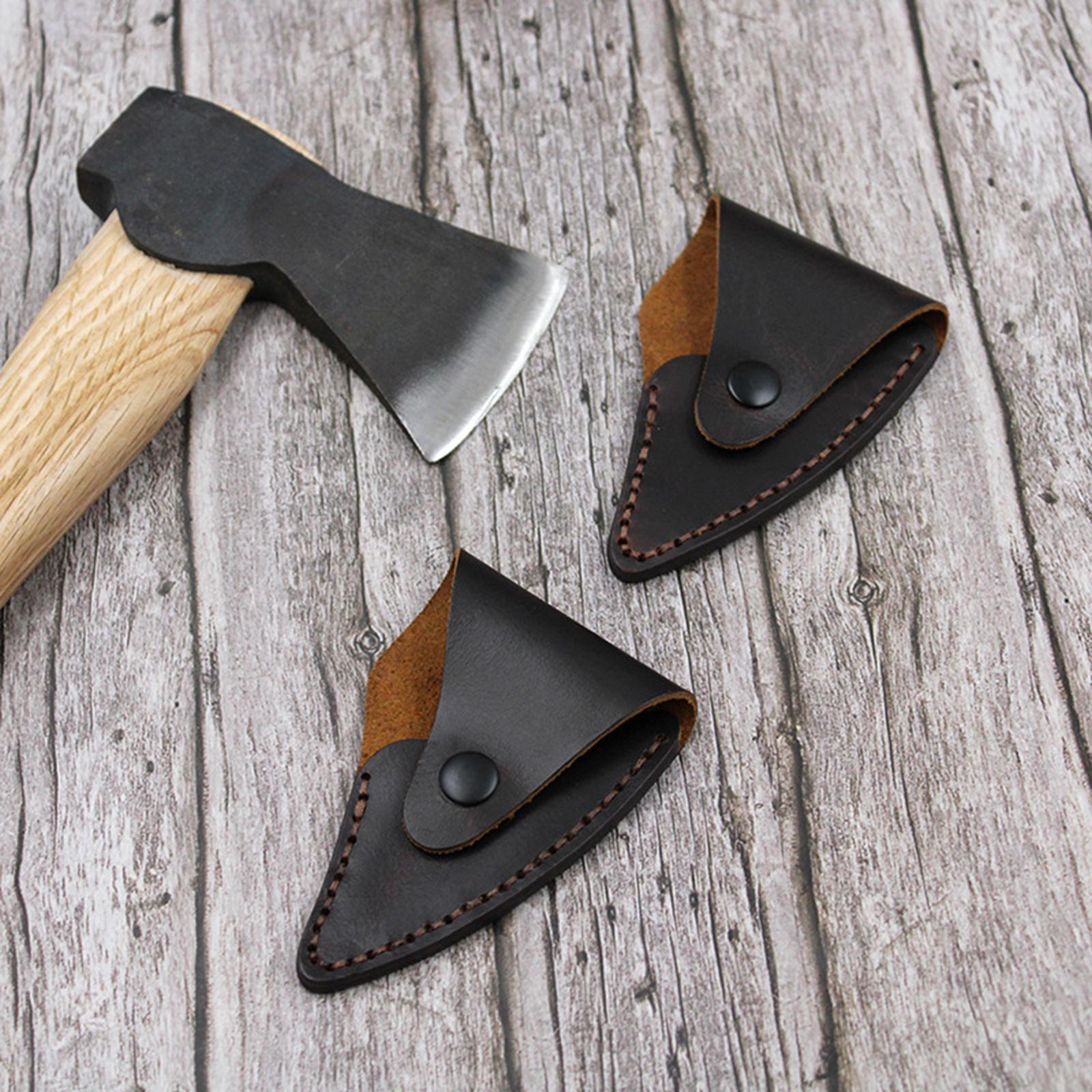耐久性のある斧のヘッドカバー、屋外作業の必需品、保護カバー、 - Leatherwork Essentials のレビューと価格