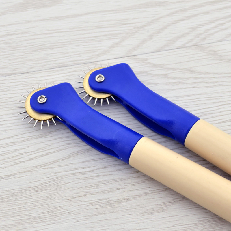 6個入りDIY手縫い植物皮革工具セット、マーキングホイール、 - Leatherwork Essentials のレビューと価格