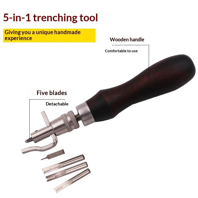 7 in 1レザーグルーバーツール、プロ仕様調整可能ステッチ - Leatherwork Edge Beveler のレビューと価格