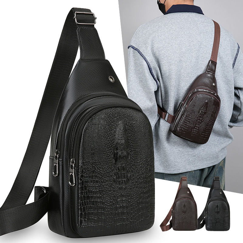 多用途PUレザークロスボディバッグ - 仕事、旅行、アウトド - Leatherwork Essentials のレビューと価格