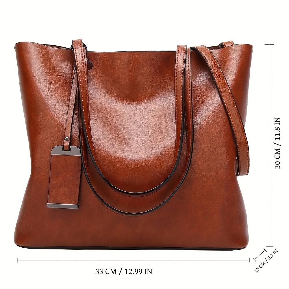 女性のためのクラシックなレトロな革のハンドバッグ,ファッショ - Leather Work Laptop Bag のレビューと価格