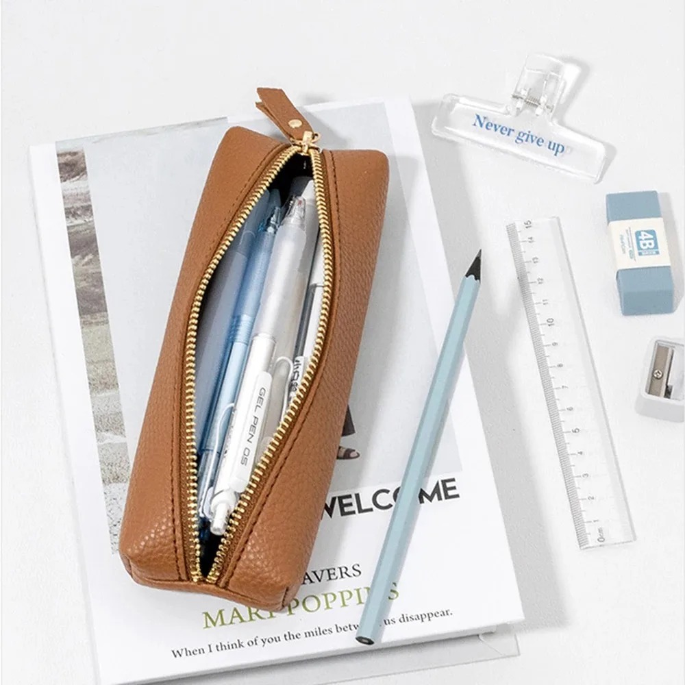 ミニマリストレトロPUレザー収納バッグ、多用途化粧品財布コイ - Leatherwork Essentials のレビューと価格